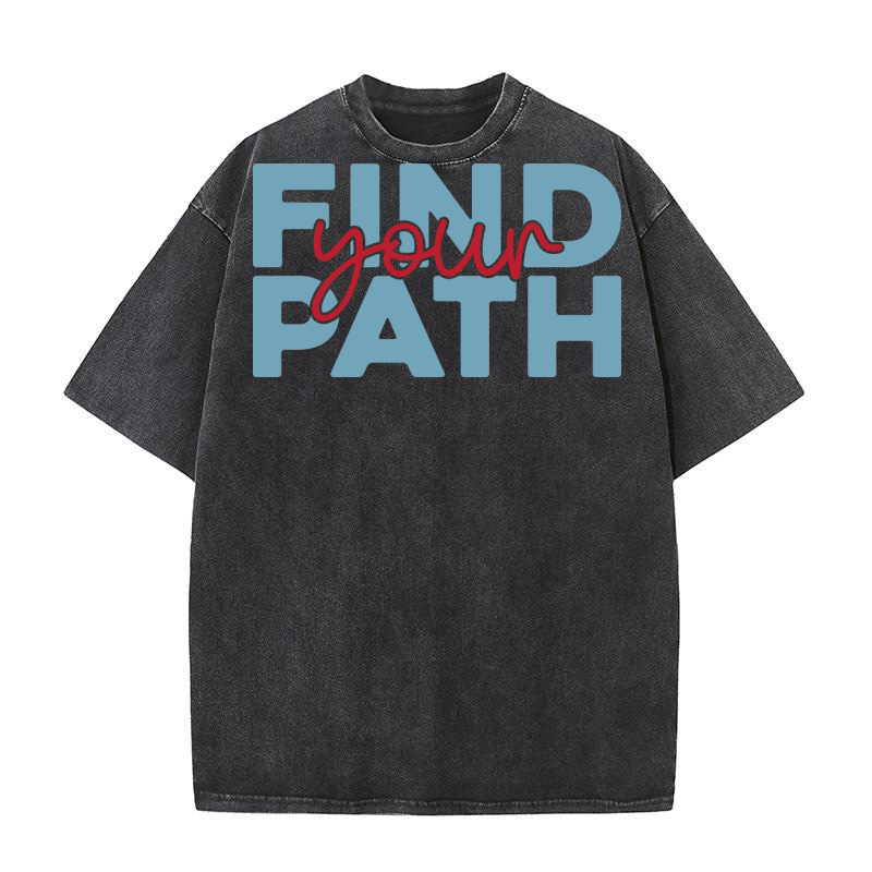 Find Your Path Washed T-Shirt