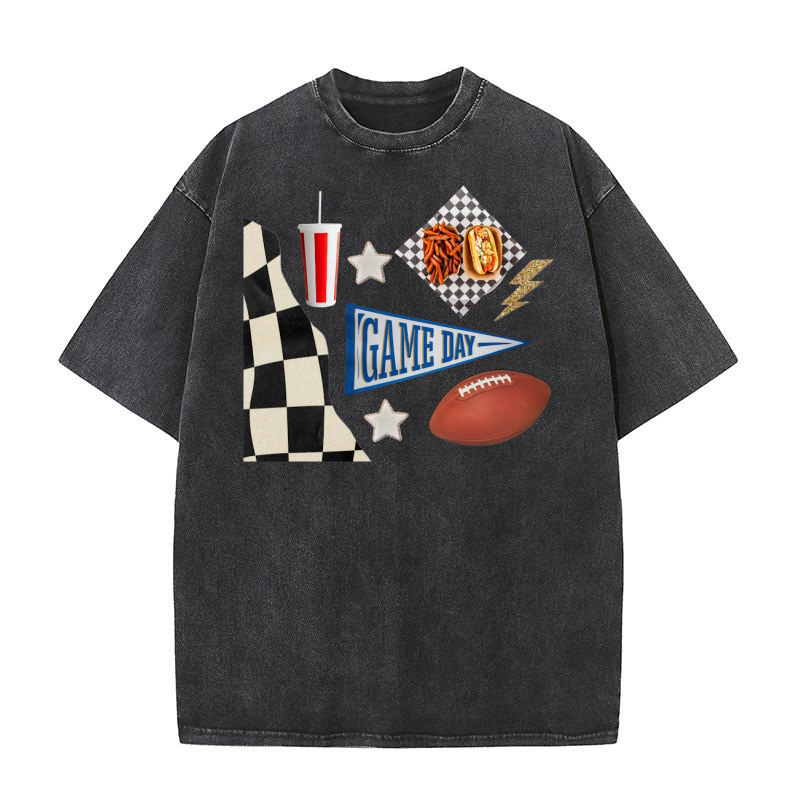 Football Game Day 1 Washed T-Shirt