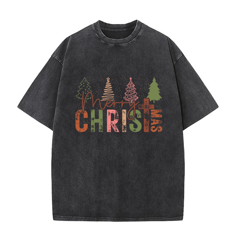 Merry Christmas 19 03 Washed T-Shirt