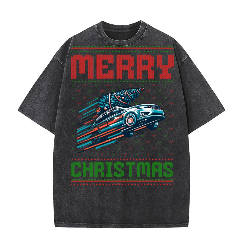 Merry christmas 59 32 Washed T-Shirt