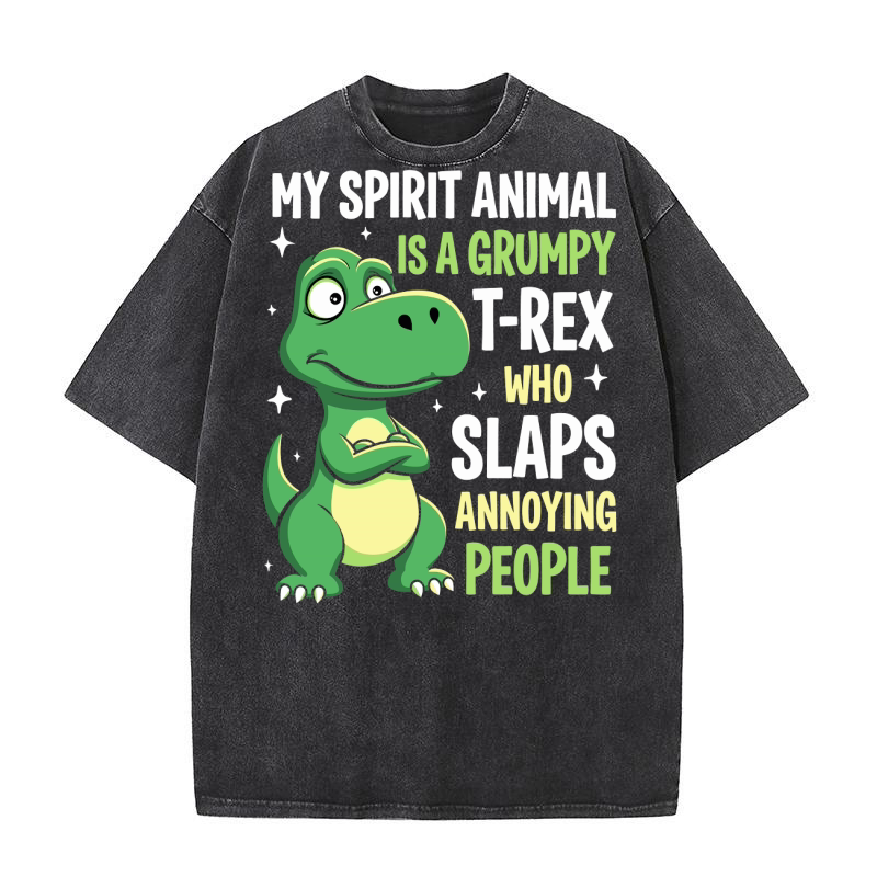 My spirit animal is a grumpy Washed T-Shirt