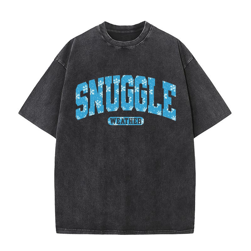 snuggle weather 3 Washed T-Shirt