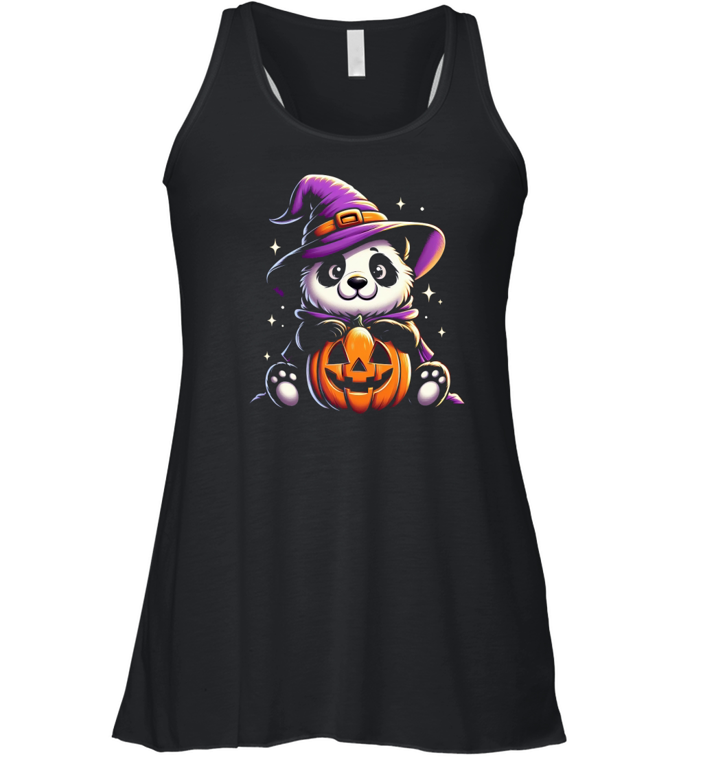 Halloween Panda 02 Women's Flowy Tank Top