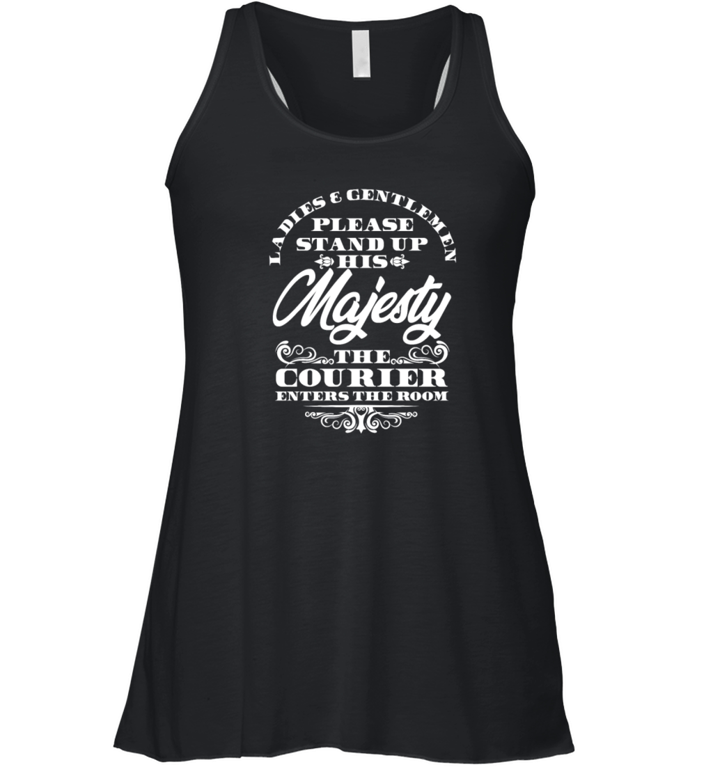 Majesty The Courier Couriers Carrier Delivery Man Women's Flowy Tank Top