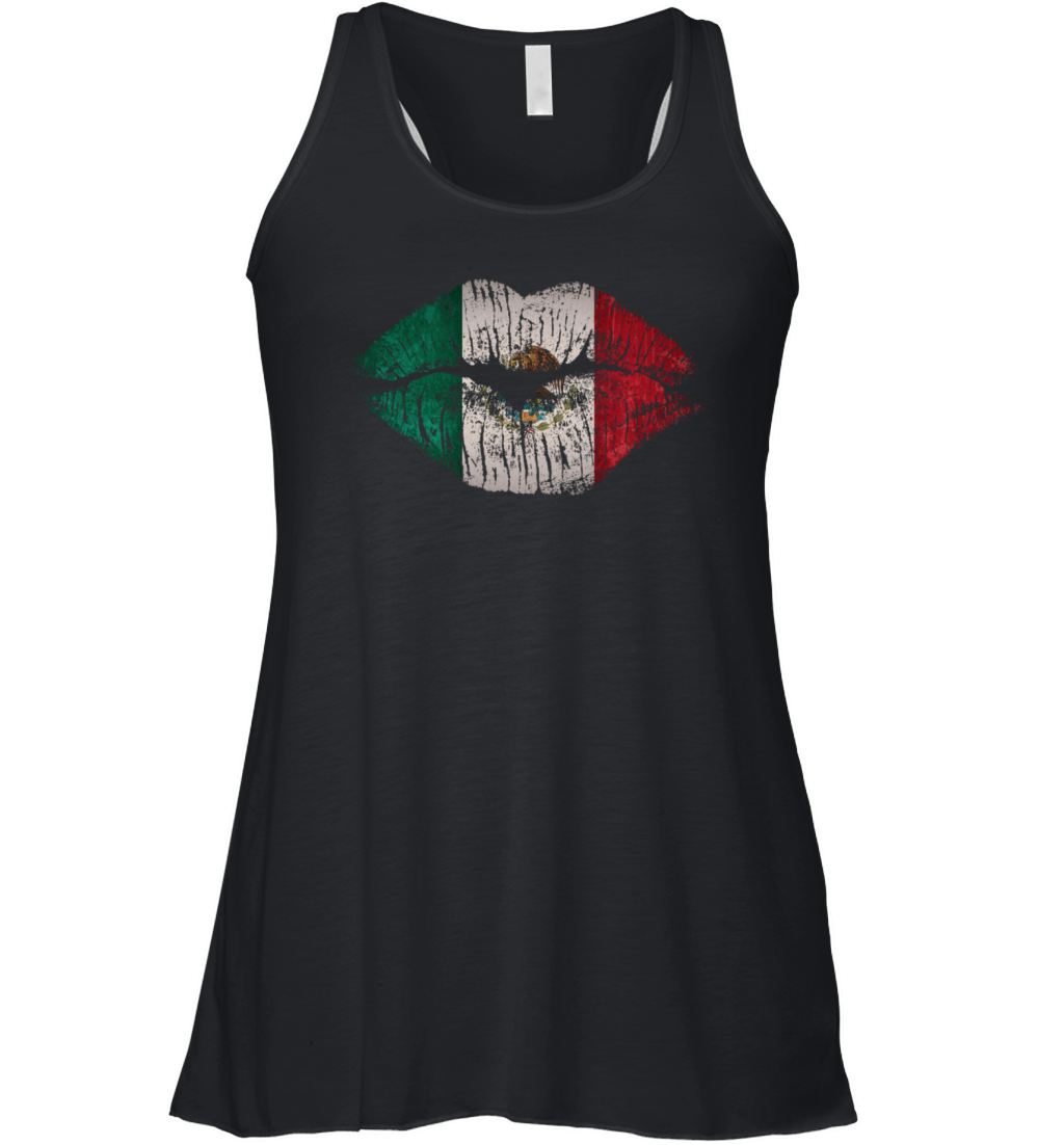 mexico lips Women's Flowy Tank Top