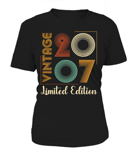 Vintage 2007 Limited Edition Birthday T Shirt Design (1) Women's T-Shirt