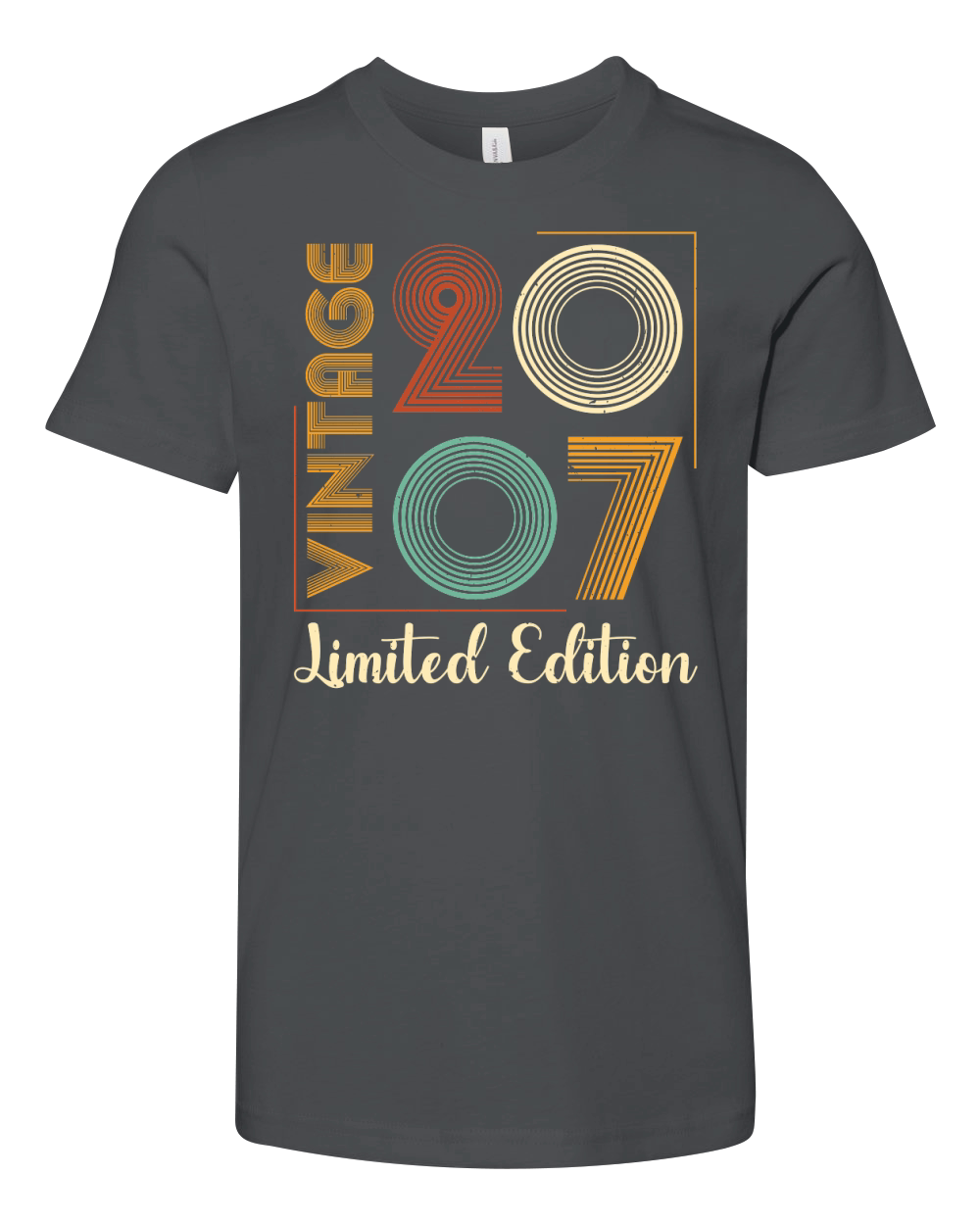 Vintage 2007 Limited Edition Birthday T Shirt Design (1) Youth Unisex Jersey Tee