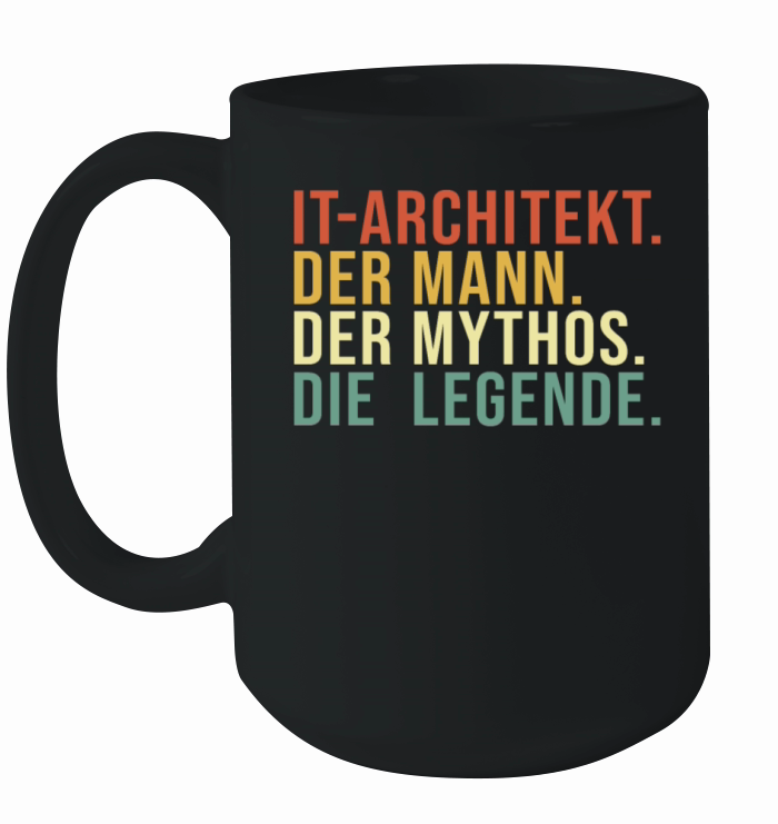 IT-Architekt Mann Mythos Legende Cloud Architect Ceramic Mug