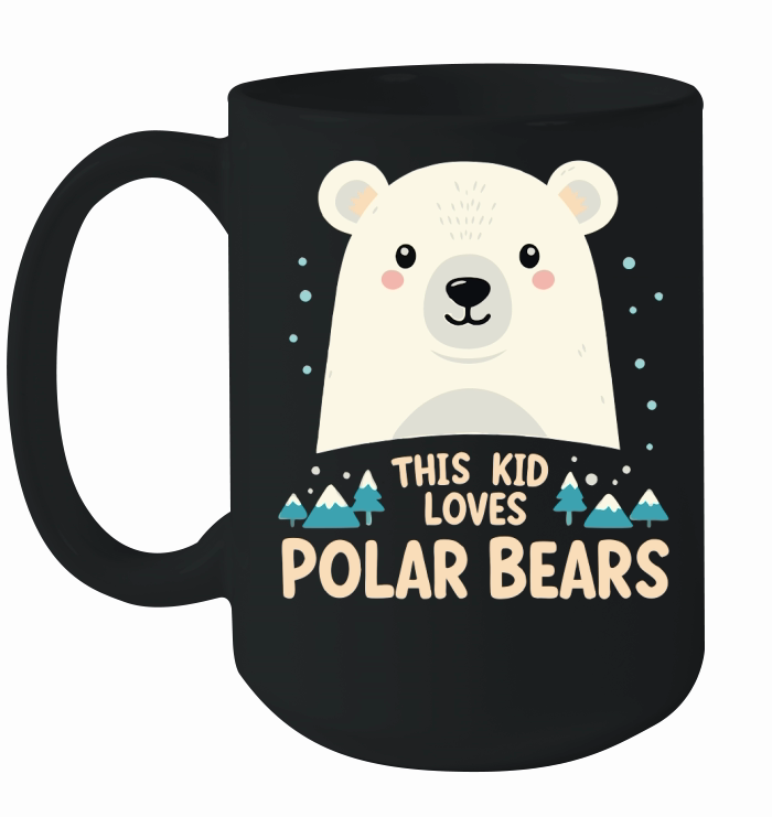 This kid loves polar bears Ceramic Mug