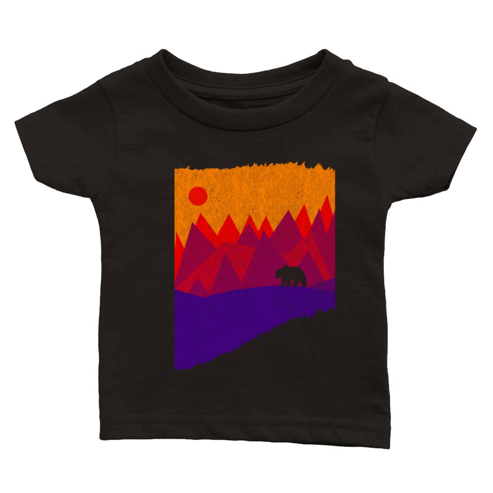 Hear the mountains Classic Baby Crewneck T-shirt