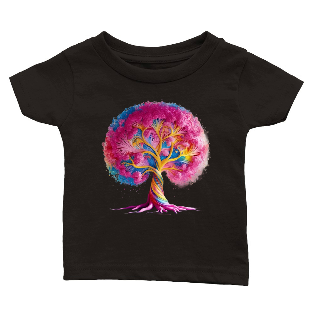 Magical Rainbow Tree Sublimation Bundle 02 Classic Baby Crewneck T-shirt