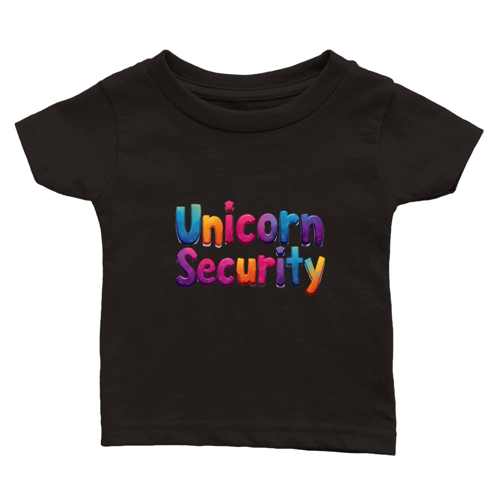 Magical Unicorn Security Classic Baby Crewneck T-shirt