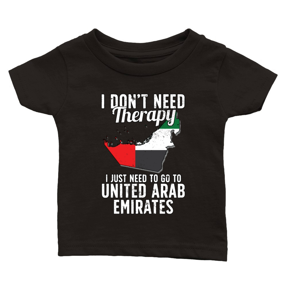 United Arab Emirates flag I Arab Souvenirs Classic Baby Crewneck T-shirt