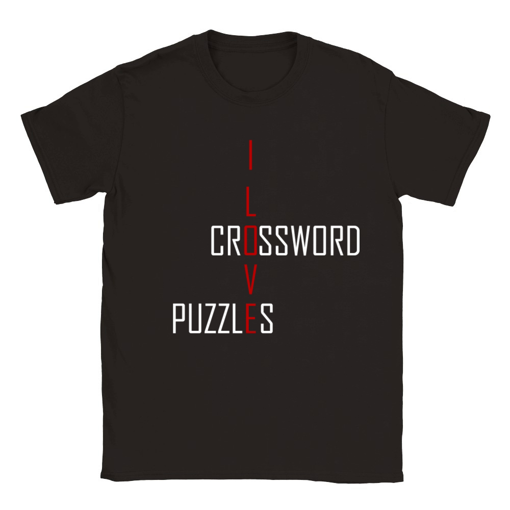 Crossword puzzles - I love Crossword puzzles Classic Kids Crewneck T-shirt
