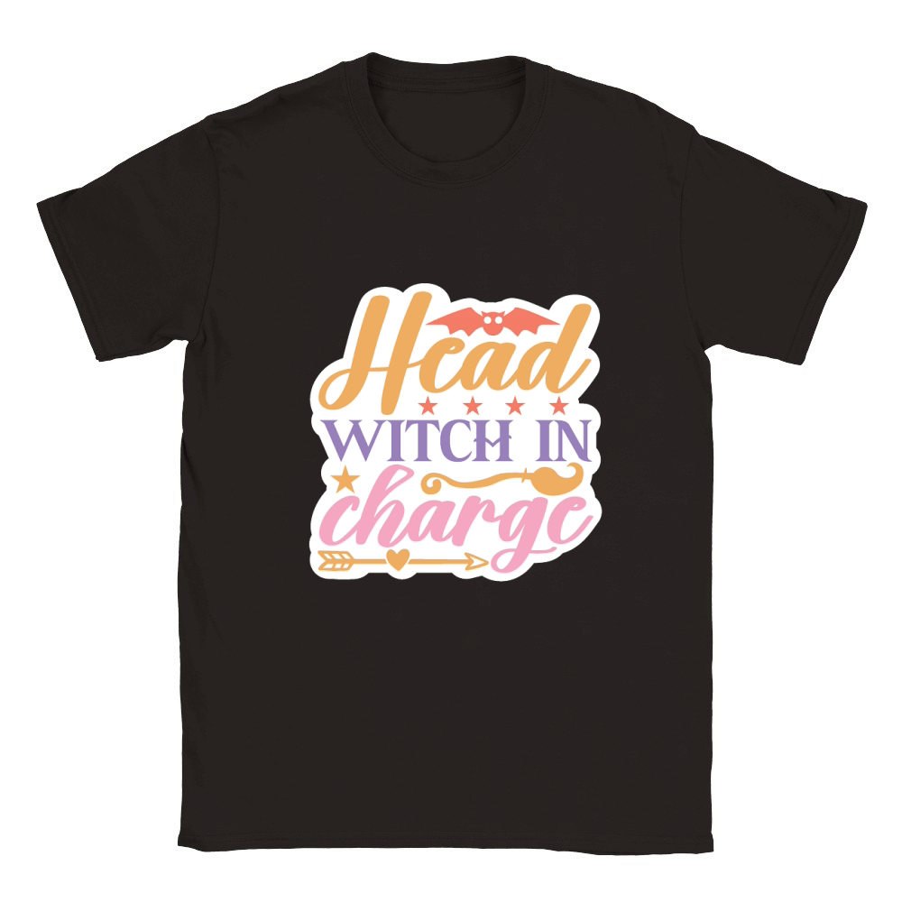 Head witch in charge Classic Kids Crewneck T-shirt