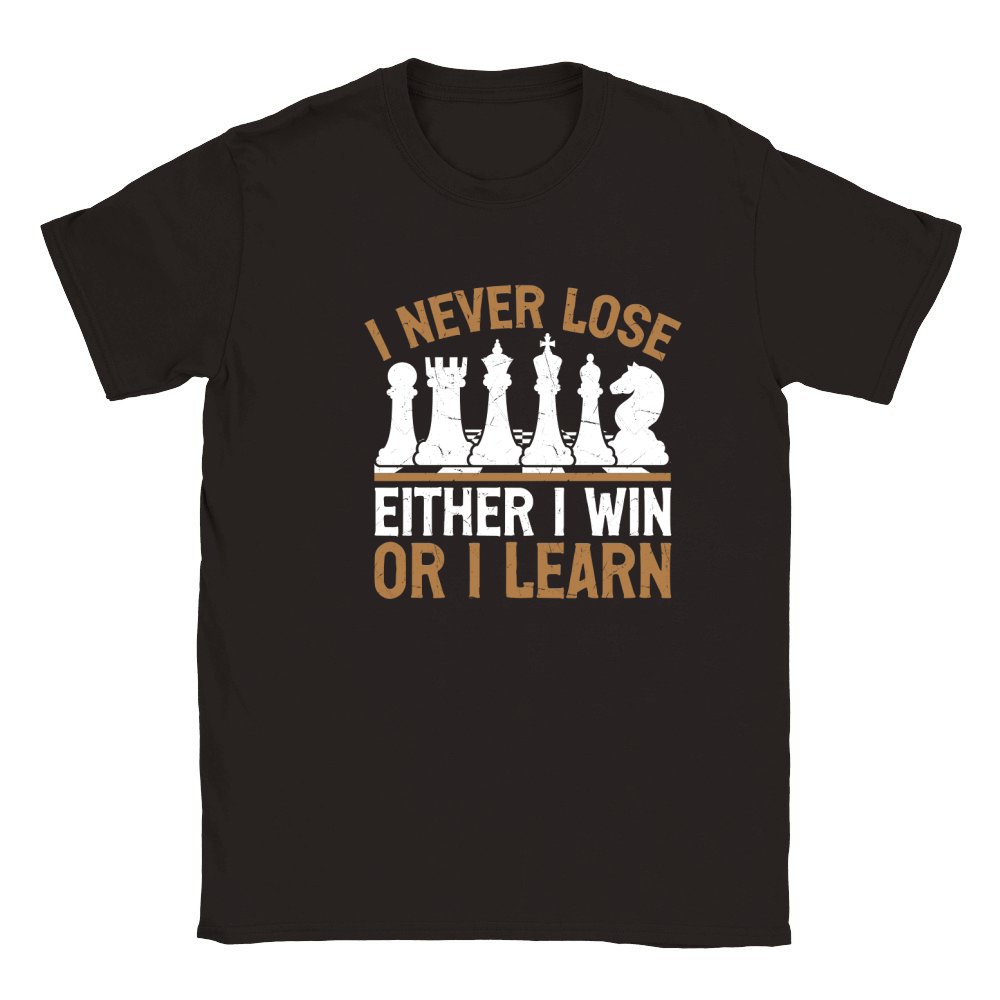i never lose either i win or i learn Classic Kids Crewneck T-shirt