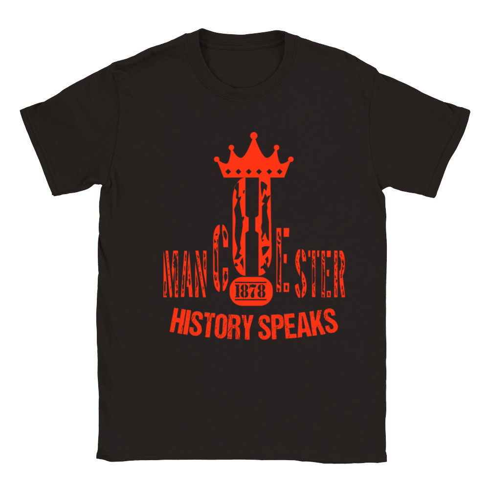 Manchester United 1878 The History Speaks REDCOLOR Classic Kids Crewneck T-shirt