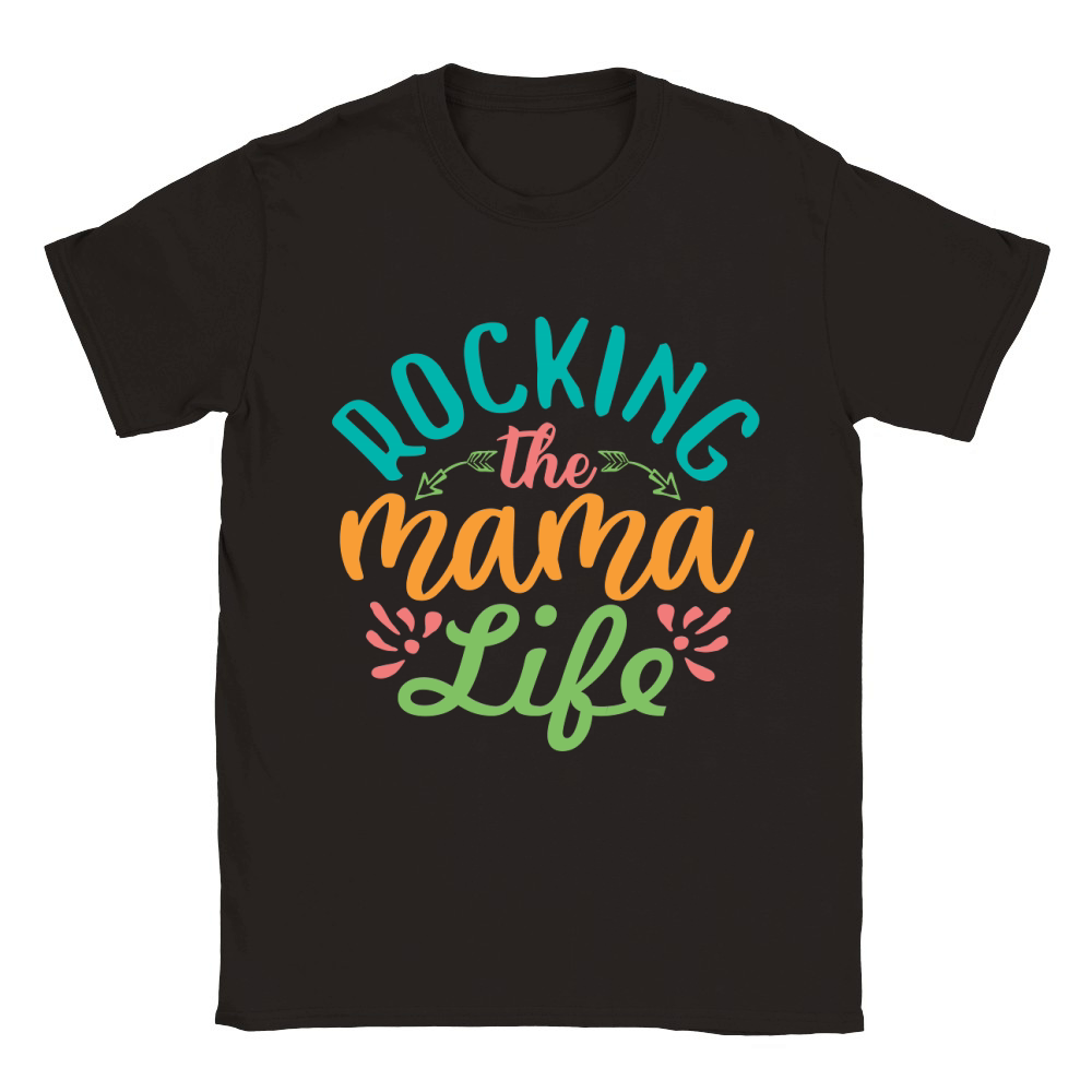 rocking the mama life Classic Kids Crewneck T-shirt