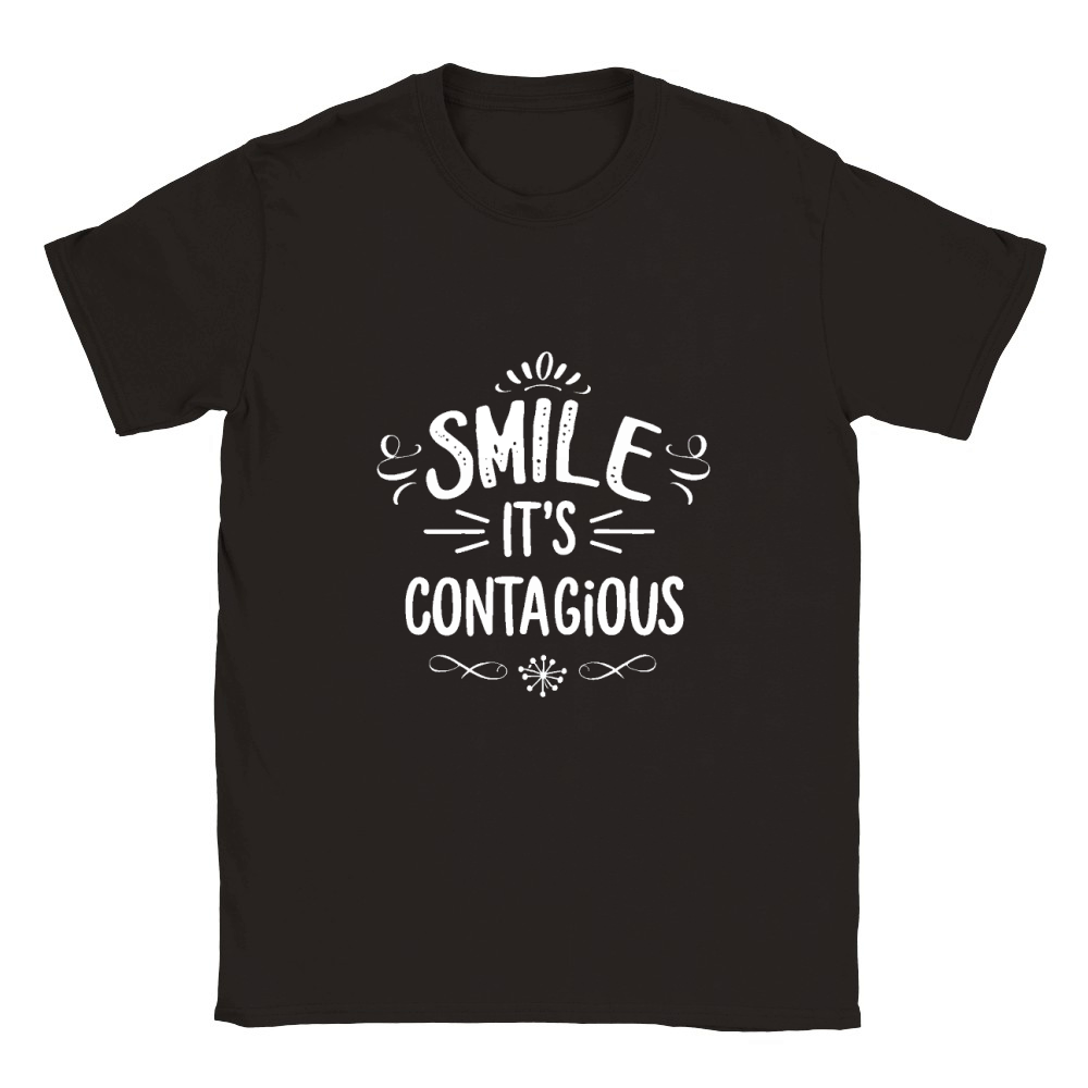 Smile, its contagious Classic Kids Crewneck T-shirt