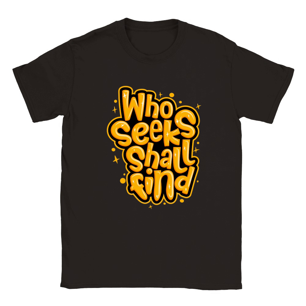 Who seeks shall find Classic Kids Crewneck T-shirt