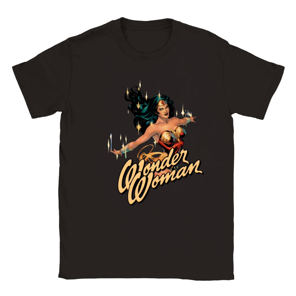 Wonder Woman Shiny Classic Kids Crewneck T-shirt