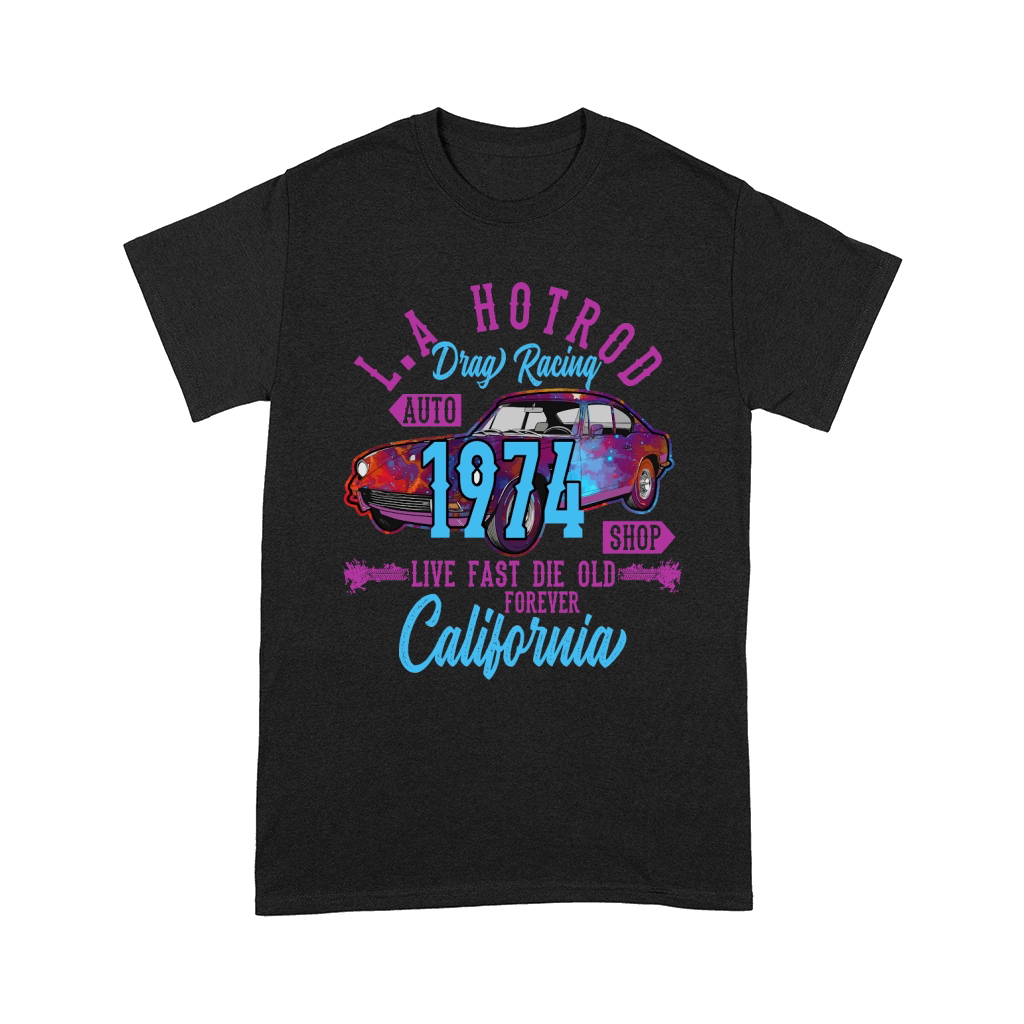 La Hotrod Drag Racing 1974 Auto La Hotrod Drag Racing 1974 Auto Comfort T-shirt