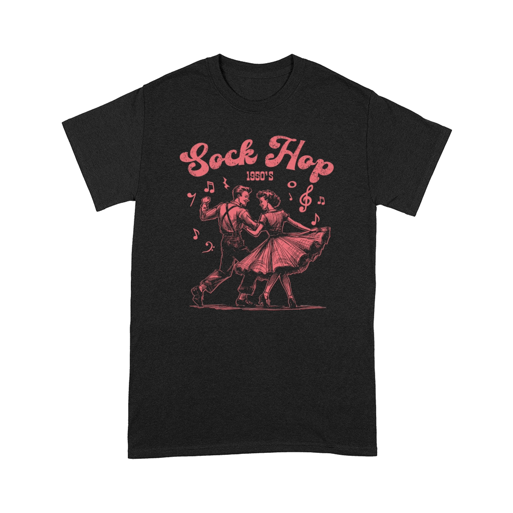 Sock Hop 1950s Dance D Red Comfort T-shirt