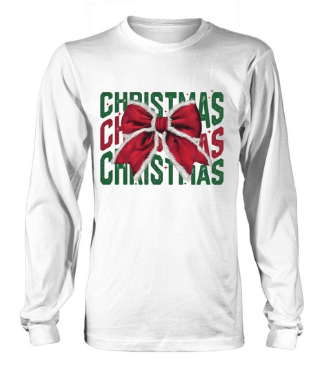 Christmas bow3 Long sleeved Unisex