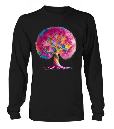 Magical Rainbow Tree Sublimation Bundle 02 Long sleeved Unisex