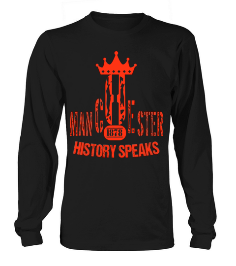 Manchester United 1878 The History Speaks REDCOLOR Long sleeved Unisex