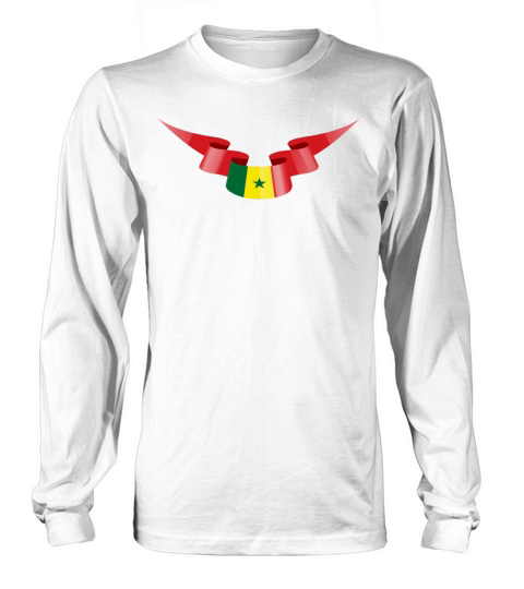 Senegal Flag Banner Long sleeved Unisex