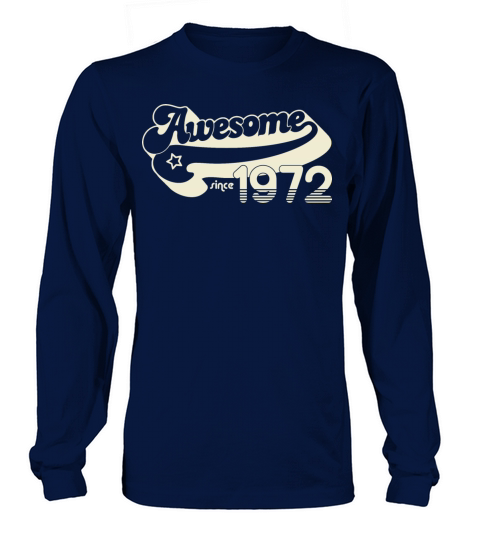 Vintage 1972 - 50 years old - 50th birthday gift Long sleeved Unisex