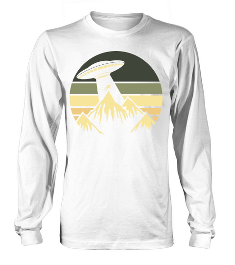 Vintage UFO Alien 34 Long sleeved Unisex