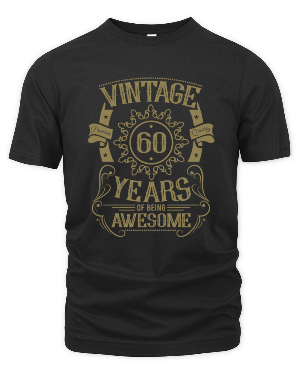 60th birthday gift ideas vintage husband wife Organic Unisex T-shirt