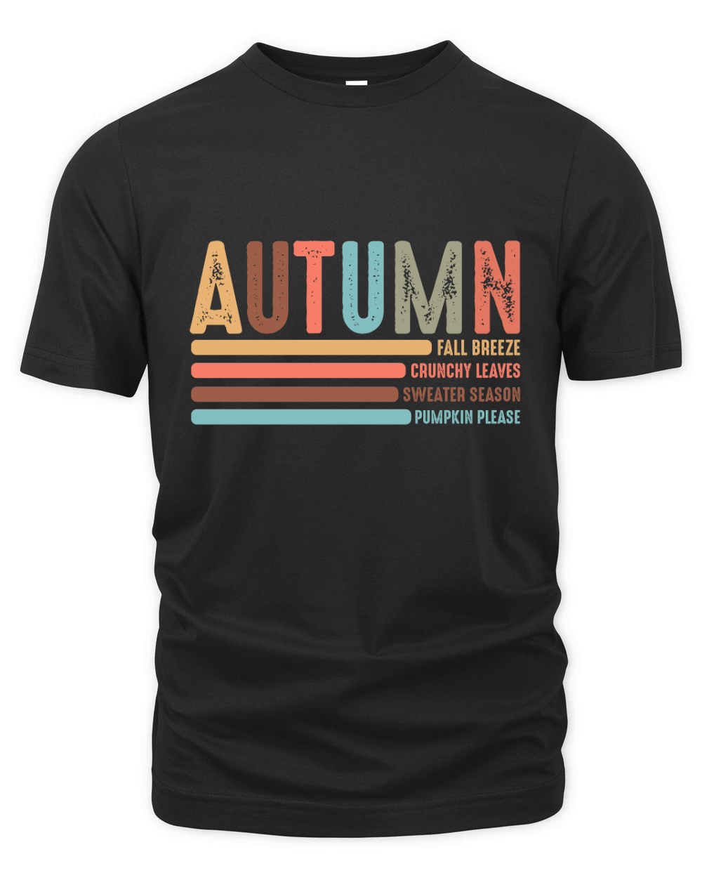 Autumn Fall Breeze crunchy Leaves Organic Unisex T-shirt