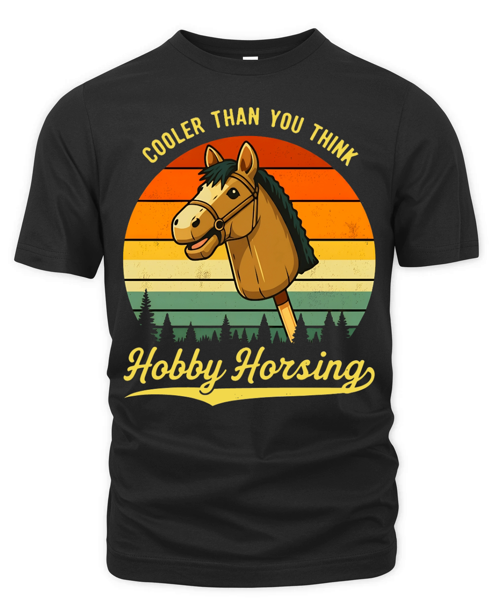 Cooler Than You Think Hobby Horsing Organic Unisex T-shirt