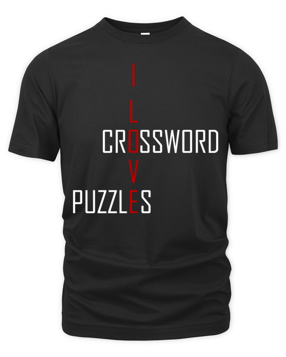 Crossword puzzles - I love Crossword puzzles Organic Unisex T-shirt