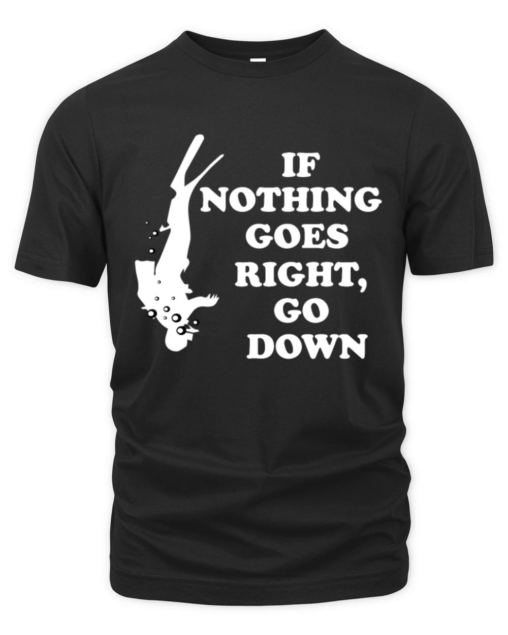 Diving Snorkeling Scuba Diver Swimming Goggles Organic Unisex T-shirt