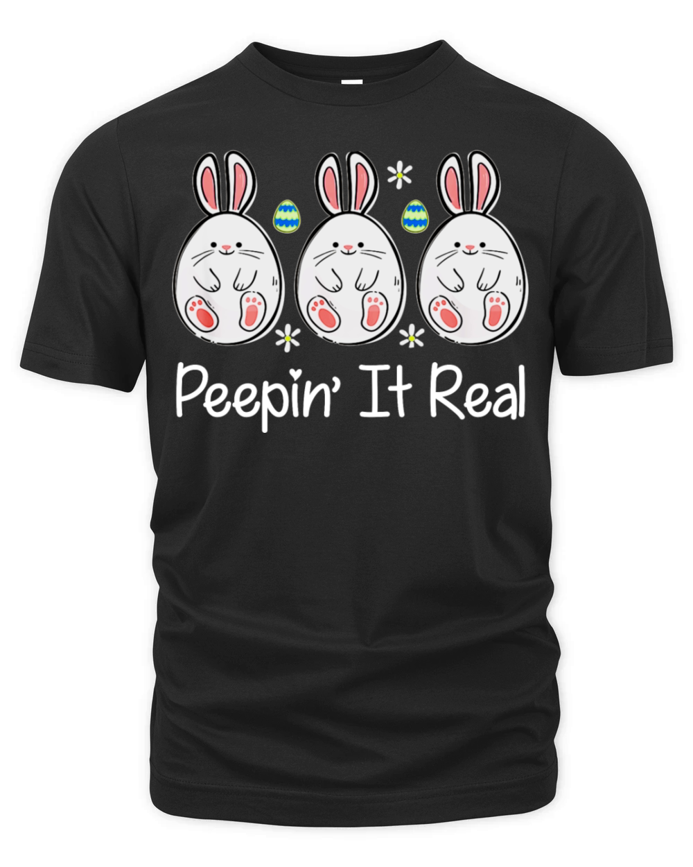 Easter Bunnies Easter Bunny For Easter Peepin Organic Unisex T-shirt