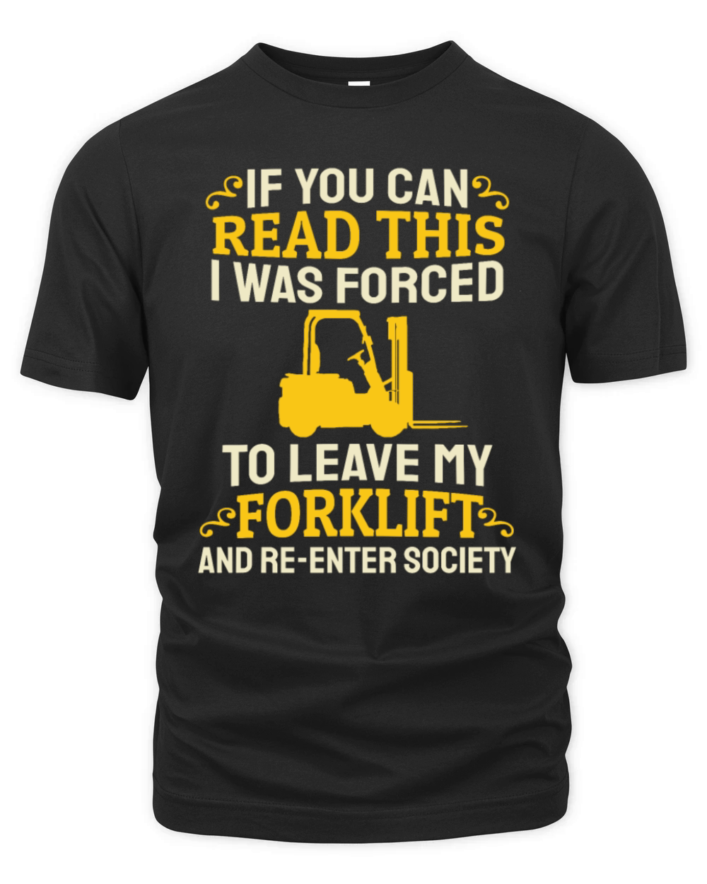 Forklift Driver Operator Forklifter Organic Unisex T-shirt