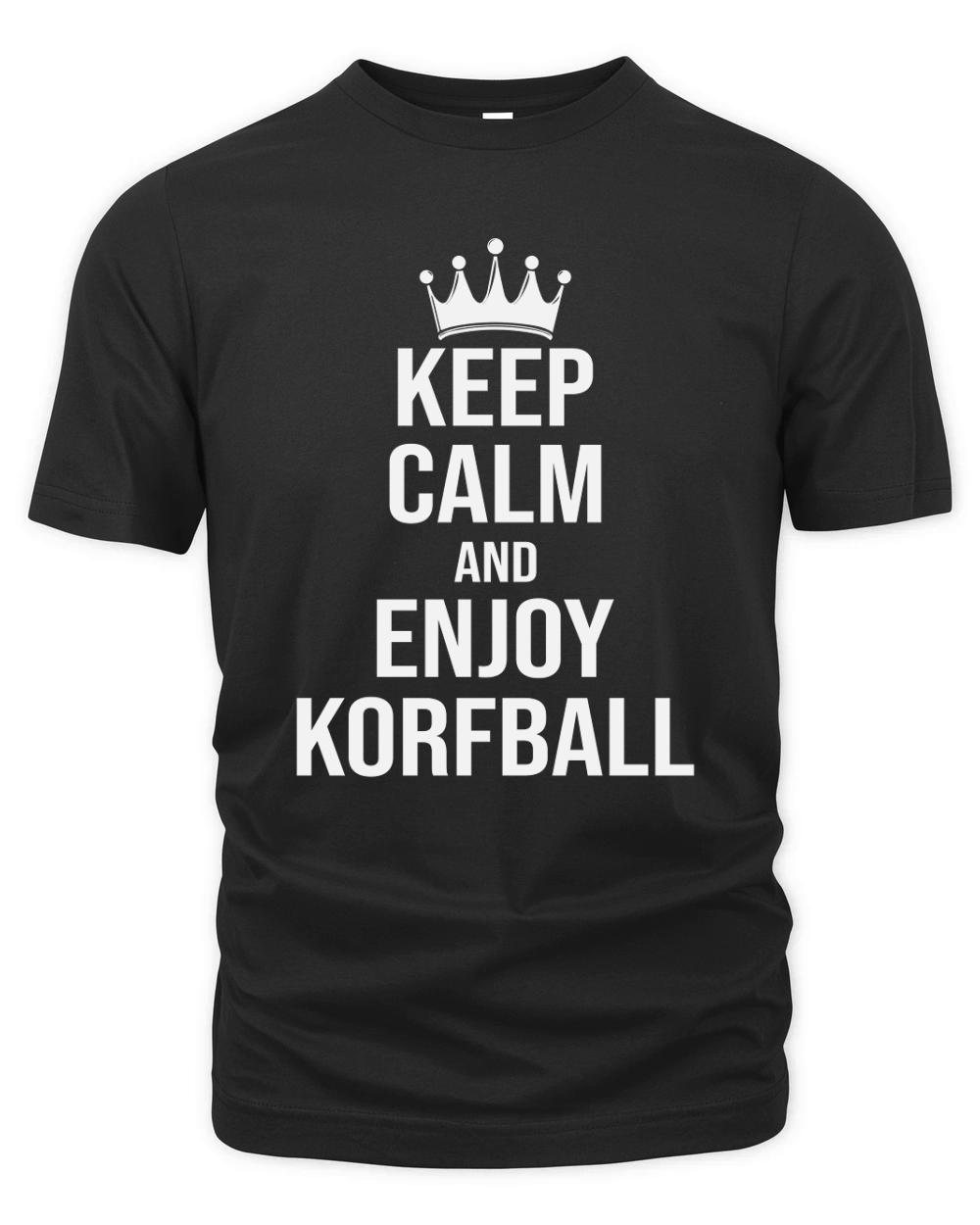 Keep Calm and Enjoy Korfball Organic Unisex T-shirt
