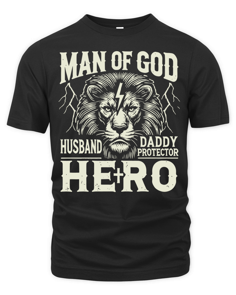 Man of god husband daddy protector hero Organic Unisex T-shirt