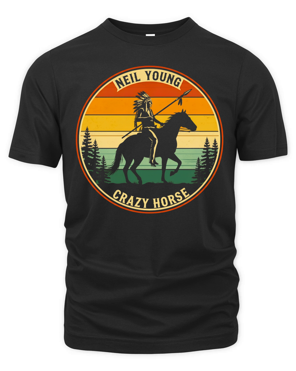 Nell Young Crazy Horse Organic Unisex T-shirt