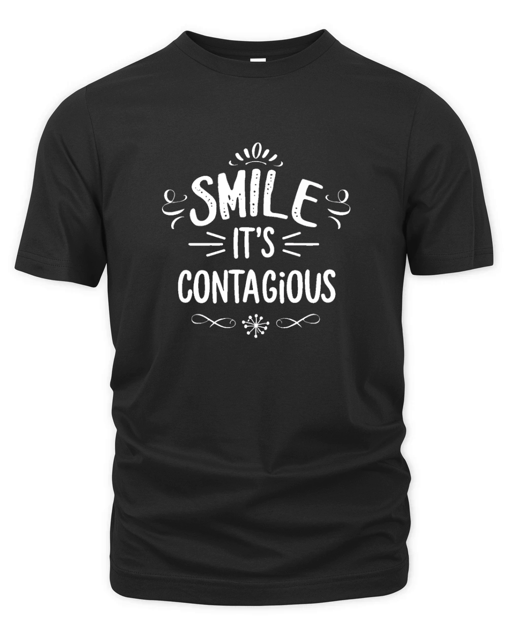 Smile, its contagious Organic Unisex T-shirt