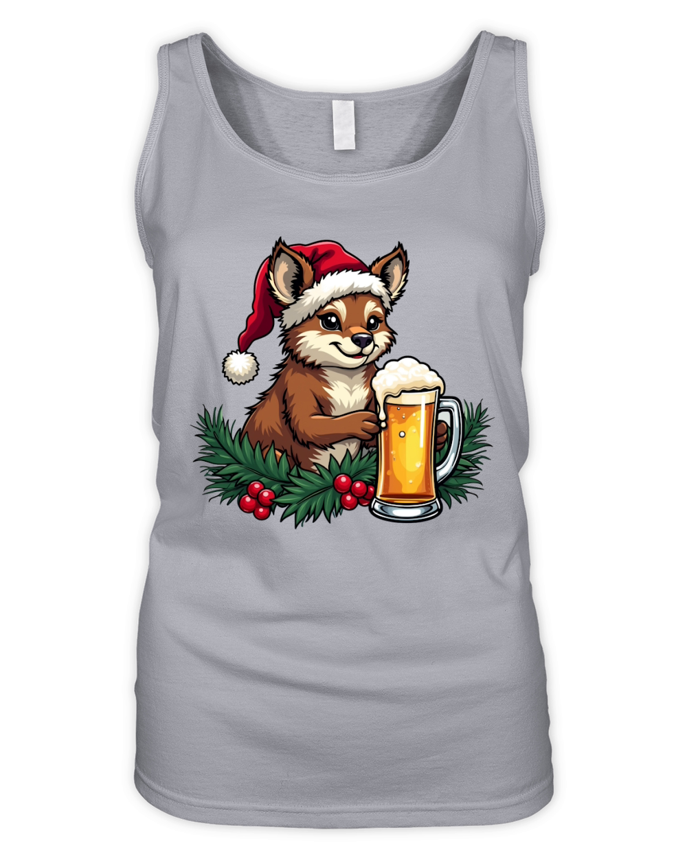 Animal Beer Christmas Sublimation Bundle 20 Organic Women's Tank Top