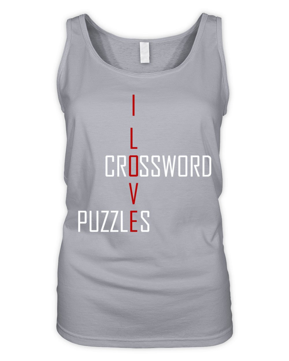 Crossword puzzles - I love Crossword puzzles Organic Women's Tank Top