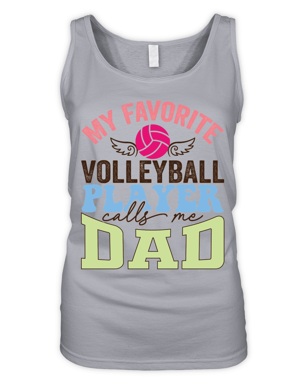 father day My Favorite volleyball player calls me DAD Organic Women's Tank Top