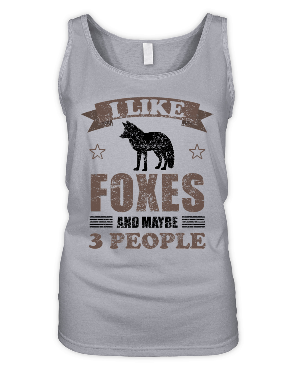 Fox Forest Animal Lovers Quote Gift Organic Women's Tank Top