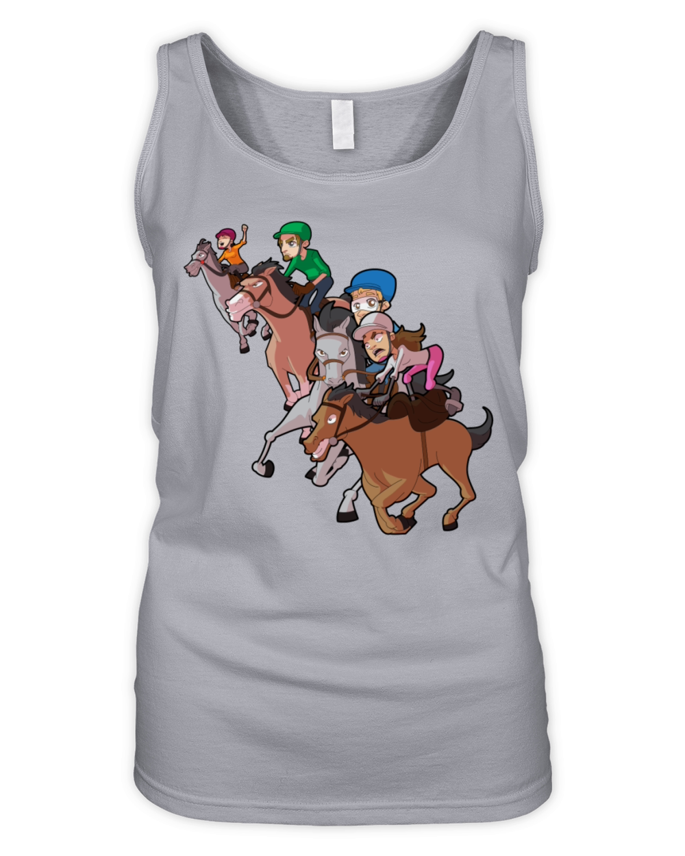 Horse Racing TallyHo Organic Women's Tank Top