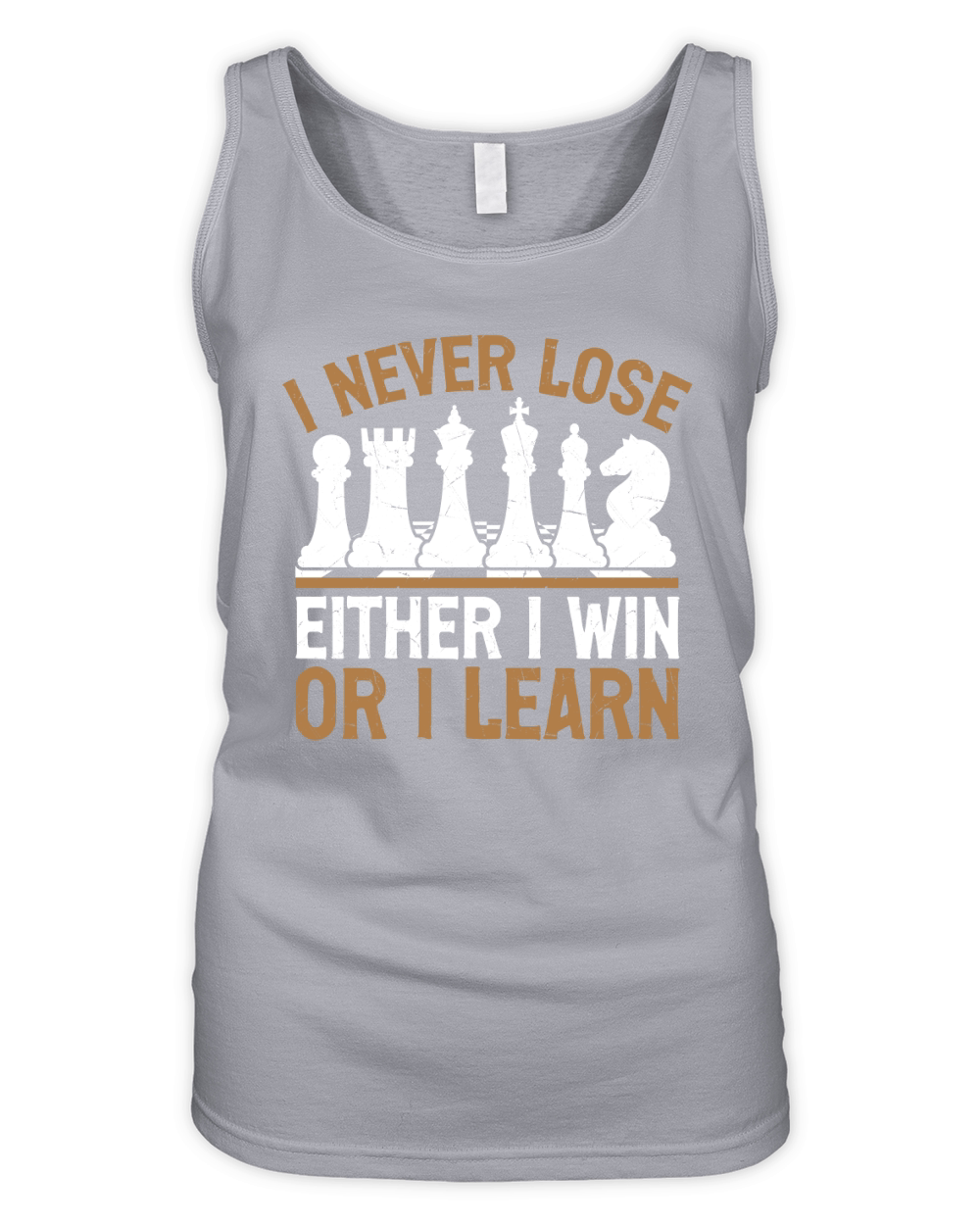 i never lose either i win or i learn Organic Women's Tank Top